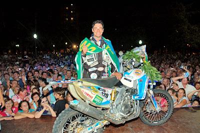 Pergamino recibió a Gustavo Bassi luego de su proeza en el Dakar 2013