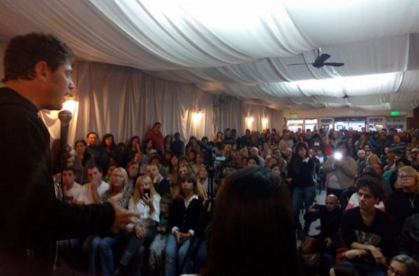 Axel Kicilloff en Rojas