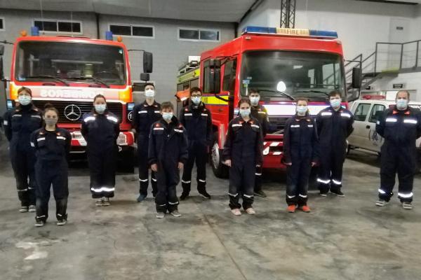 bomberos rojas
