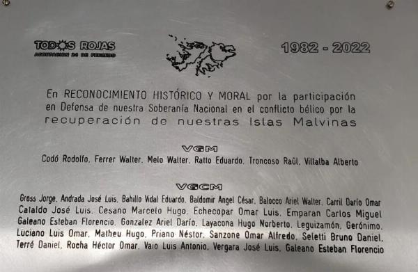 placa malvinas