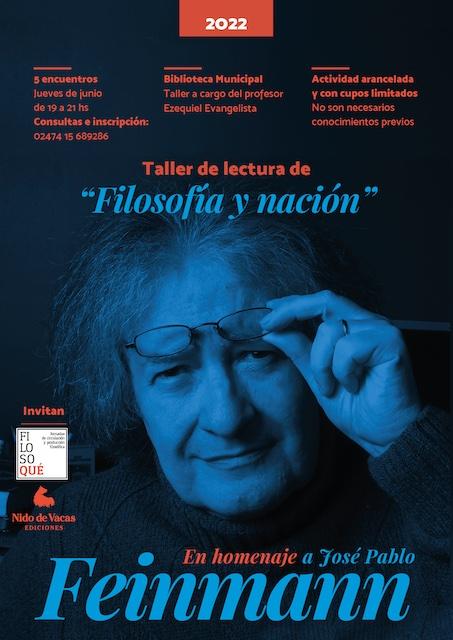 “Filosofía y Nación” 