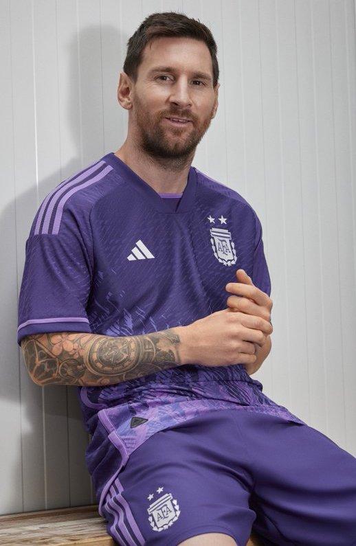  messi camiseta suplente seleccion argentina 