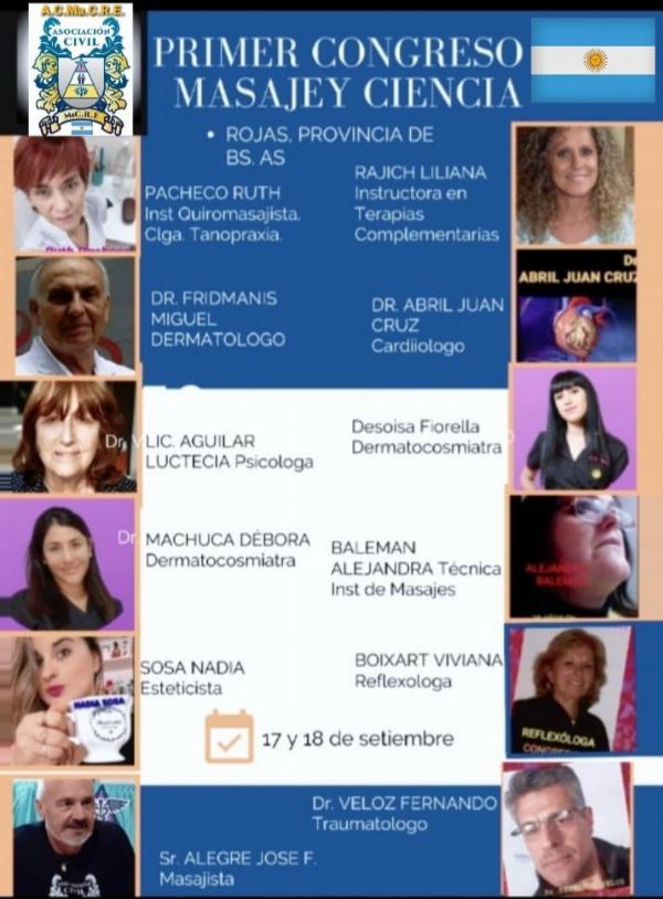  Congreso Argentino de Masaje Ciencia y Estética Moderna