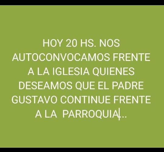 Feligreses rojenses se autoconvocan para solicitar la permanencia del Padre Gustavo al frente de la parrquia