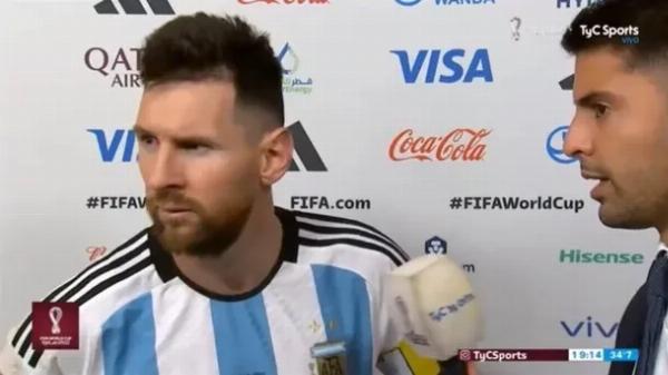 Messi ganó el único premio que le faltaba: se quedó con un Martín Fierro por la frase que se inmortalizó en el mundial