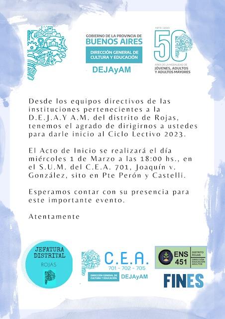  inicio de clases rojas