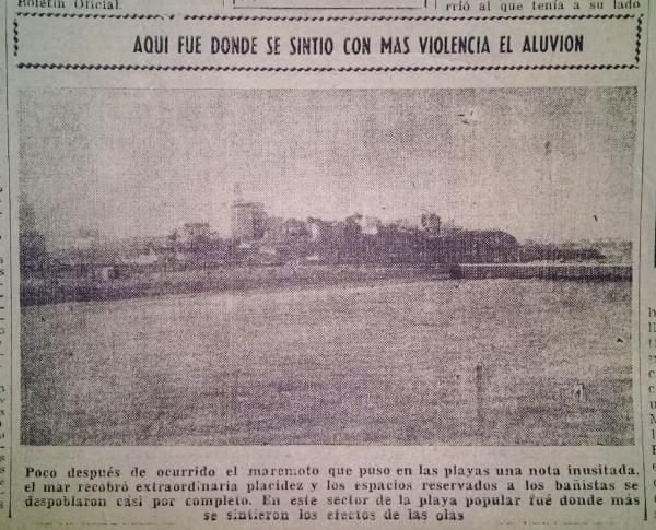  En Mar del Plata al día siguiente se hablaba con horror del “aluvión”. (Gentileza La Capital)