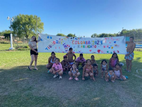 Campamento de la Colonia Municipal de Vacaciones de Rafael Obligado
