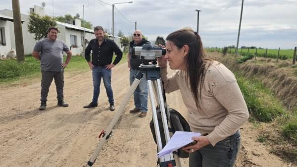Obras en Rafael Obligado: Más cuadras con cordón cuneta
