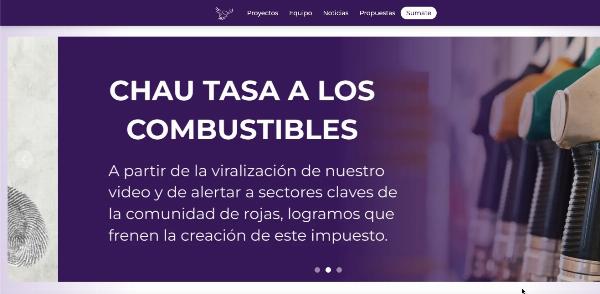 La Libertad Avanza Rojas lanzó su página web oficial para transparentar el trabajo legislativo